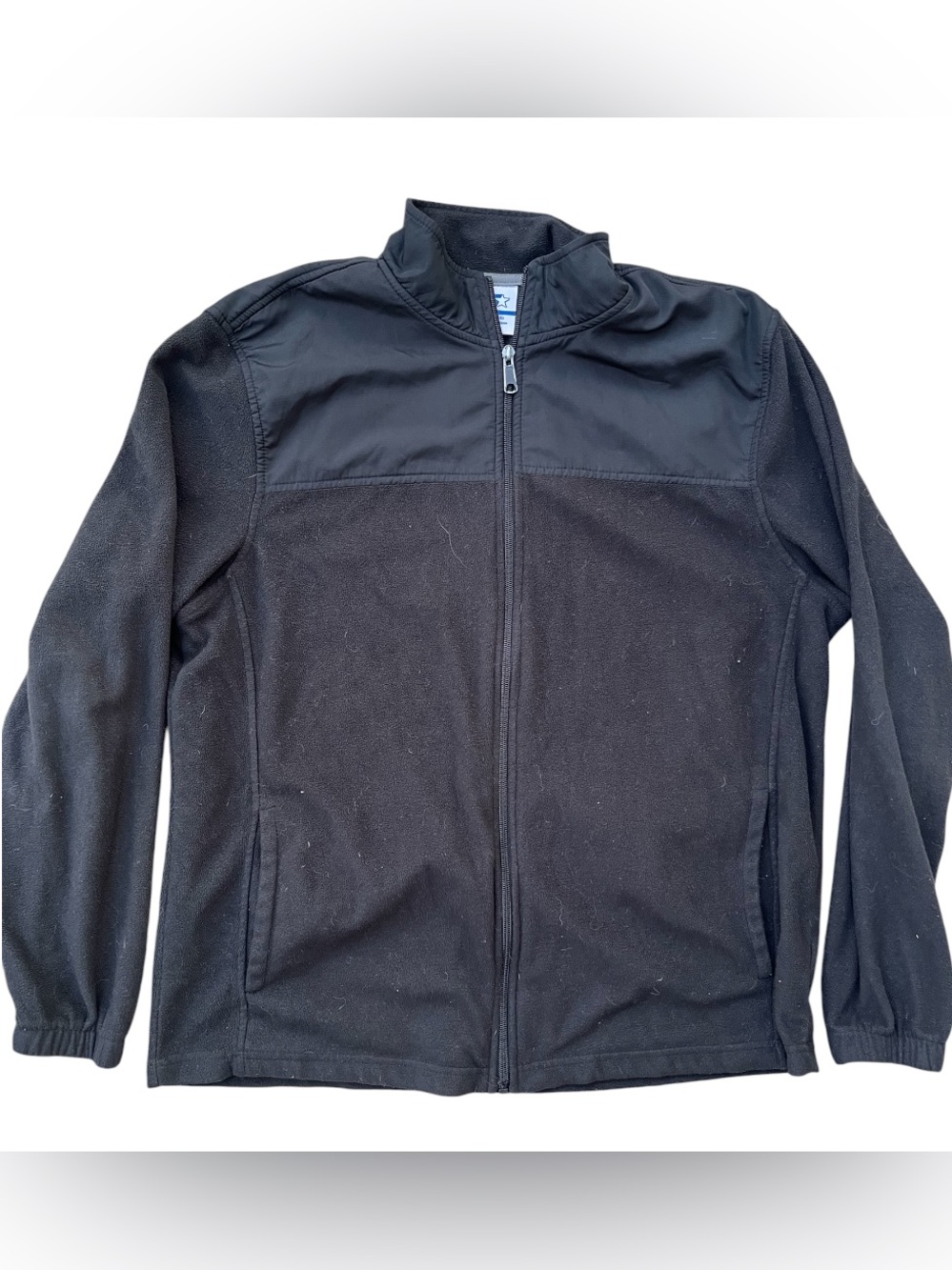 Starter Zip Up Sweater Jacket Black Collar Men’s L